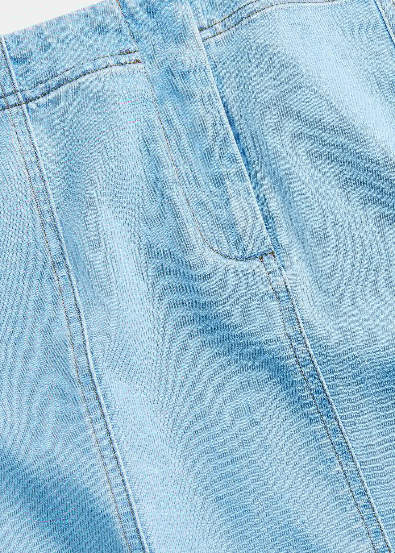 Denim Maxi Skirt