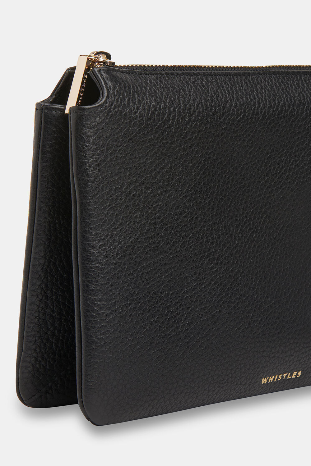 Black Elita Double Pouch Clutch