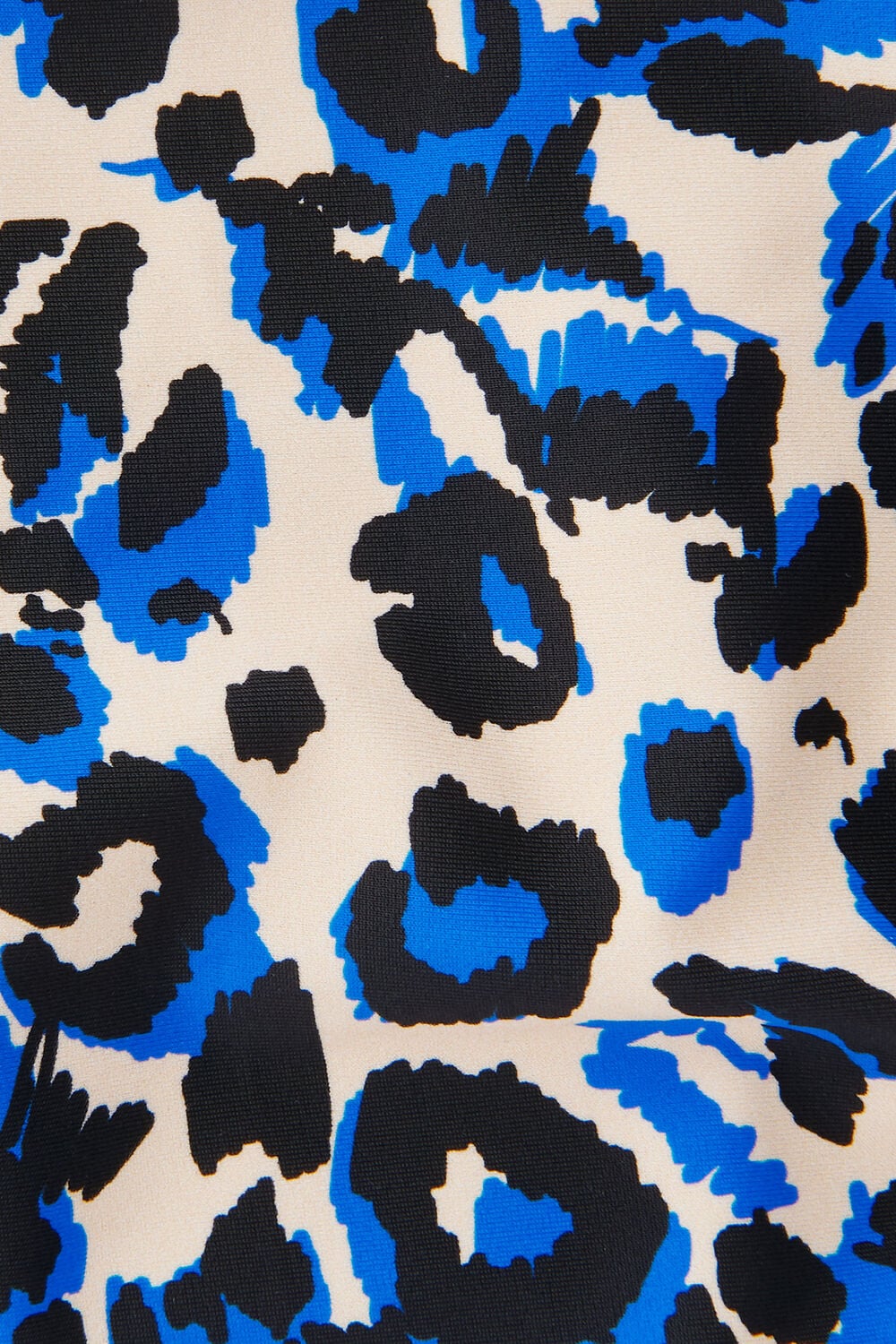 Animal Print Bikini Bottom Blue/Multi
