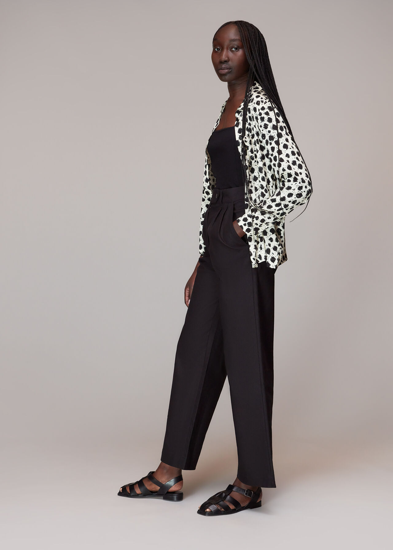 Brushed Dalmatian Shirt