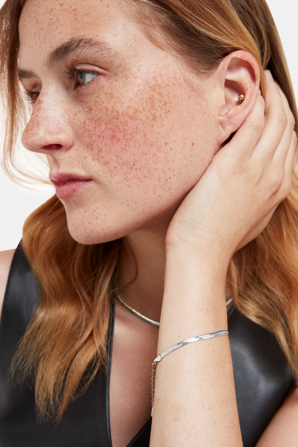 Flat Snake Chain Necklace
