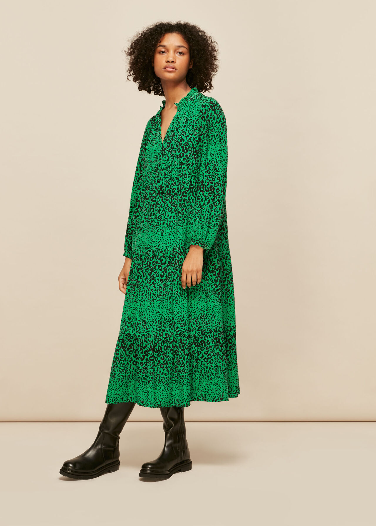 Speckled Animal Enora Dress