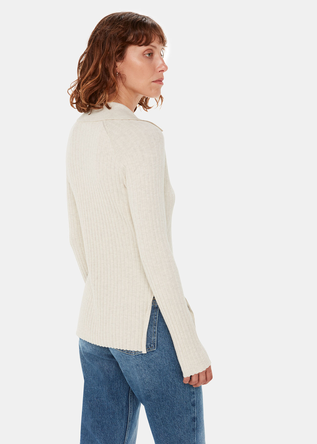 Zip Polo Knit