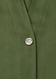Collared Button Short Dress