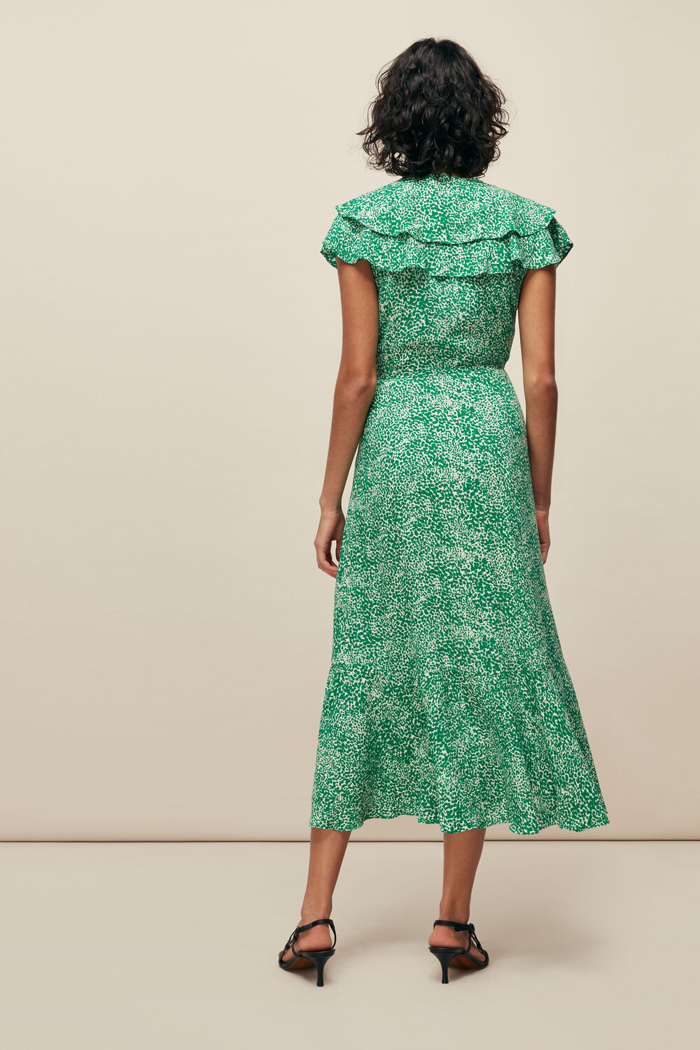 Blot Animal Wrap Dress