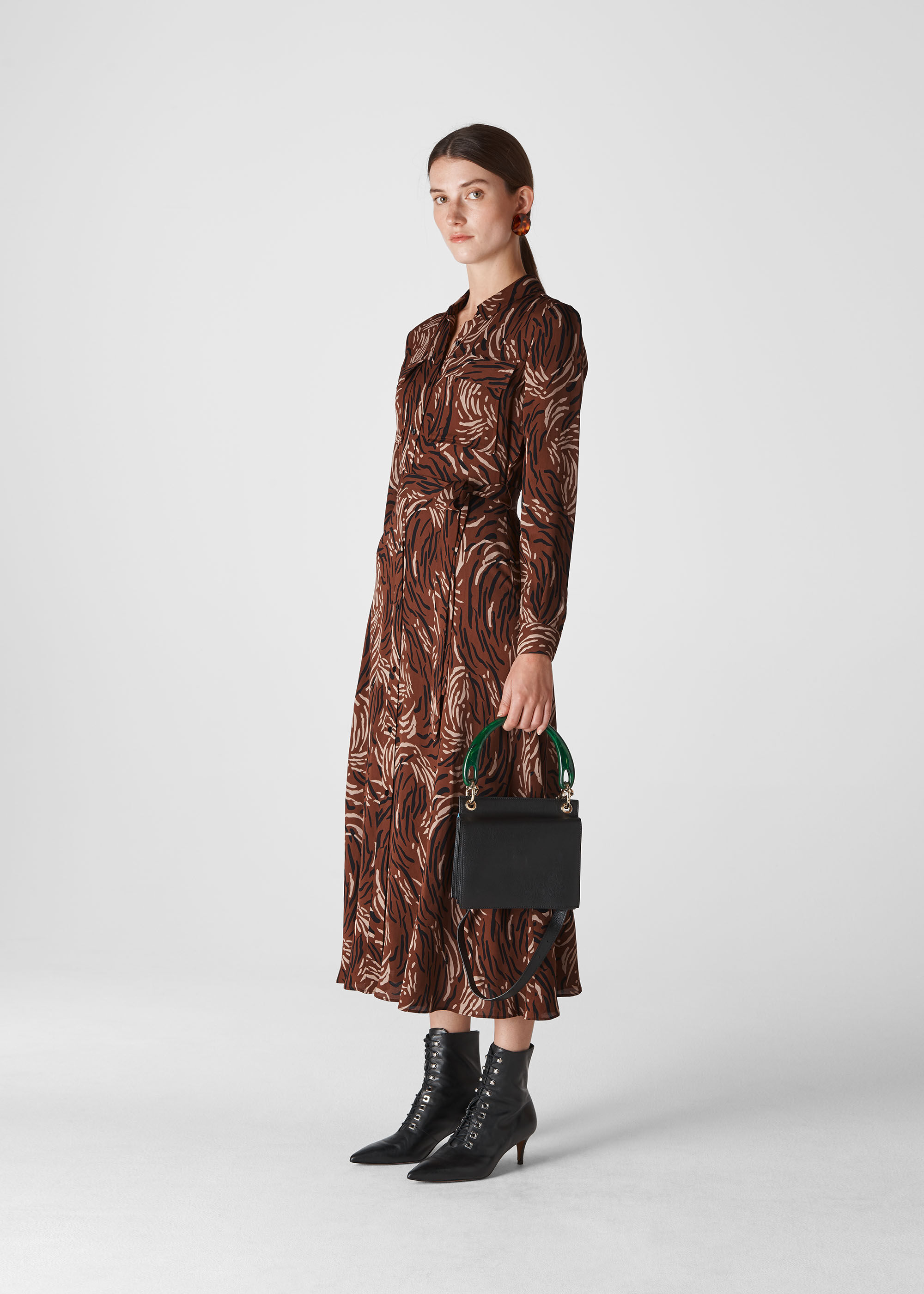 Whistles elfrida deals snake print dress