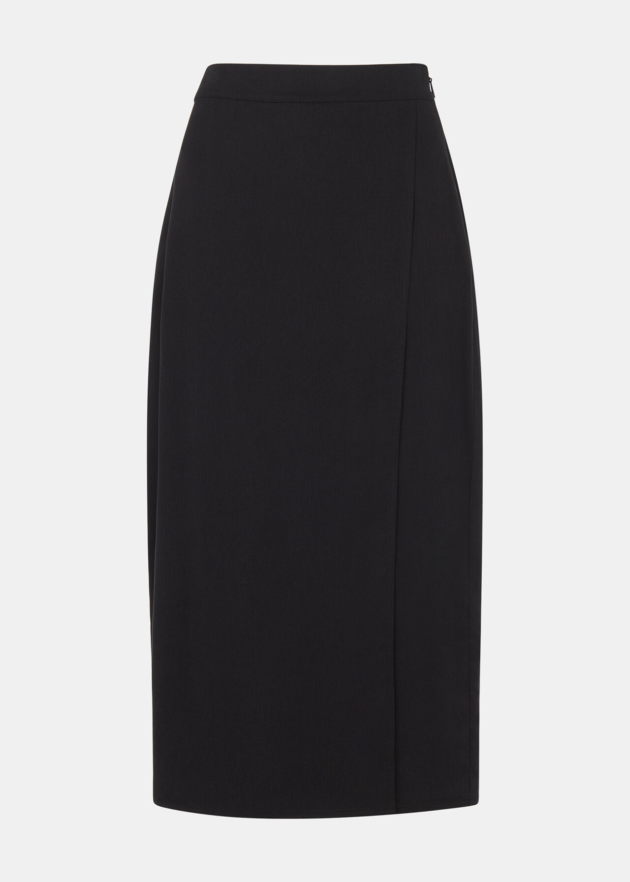 Black Olivia Wrap Skirt | WHISTLES