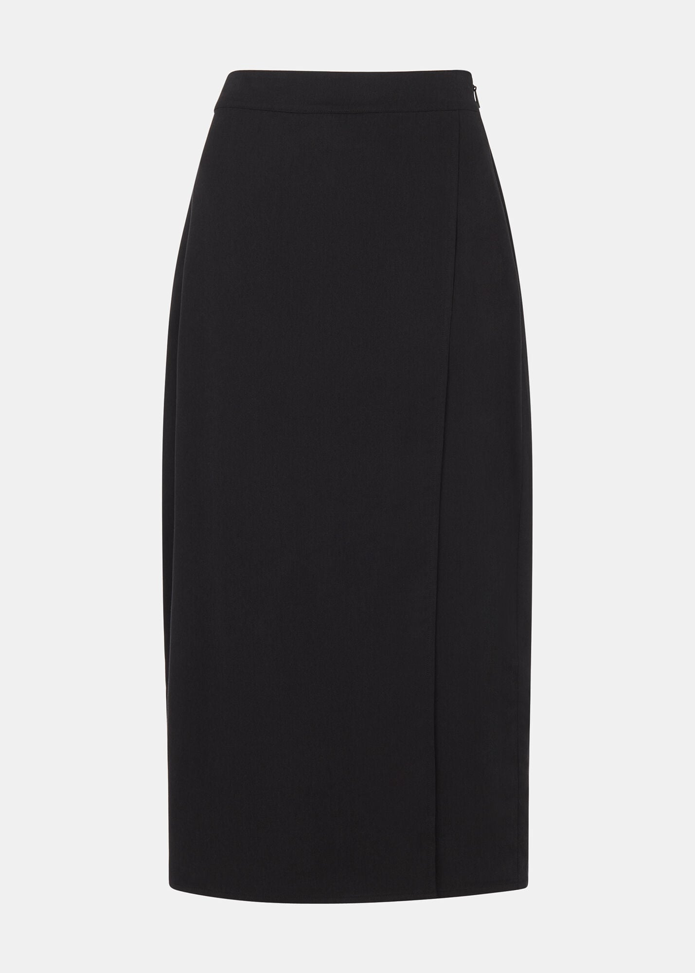 Black Olivia Wrap Skirt WHISTLES