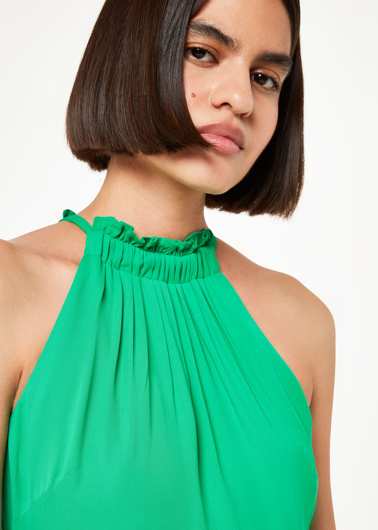 Eliza Halterneck Midi Dress