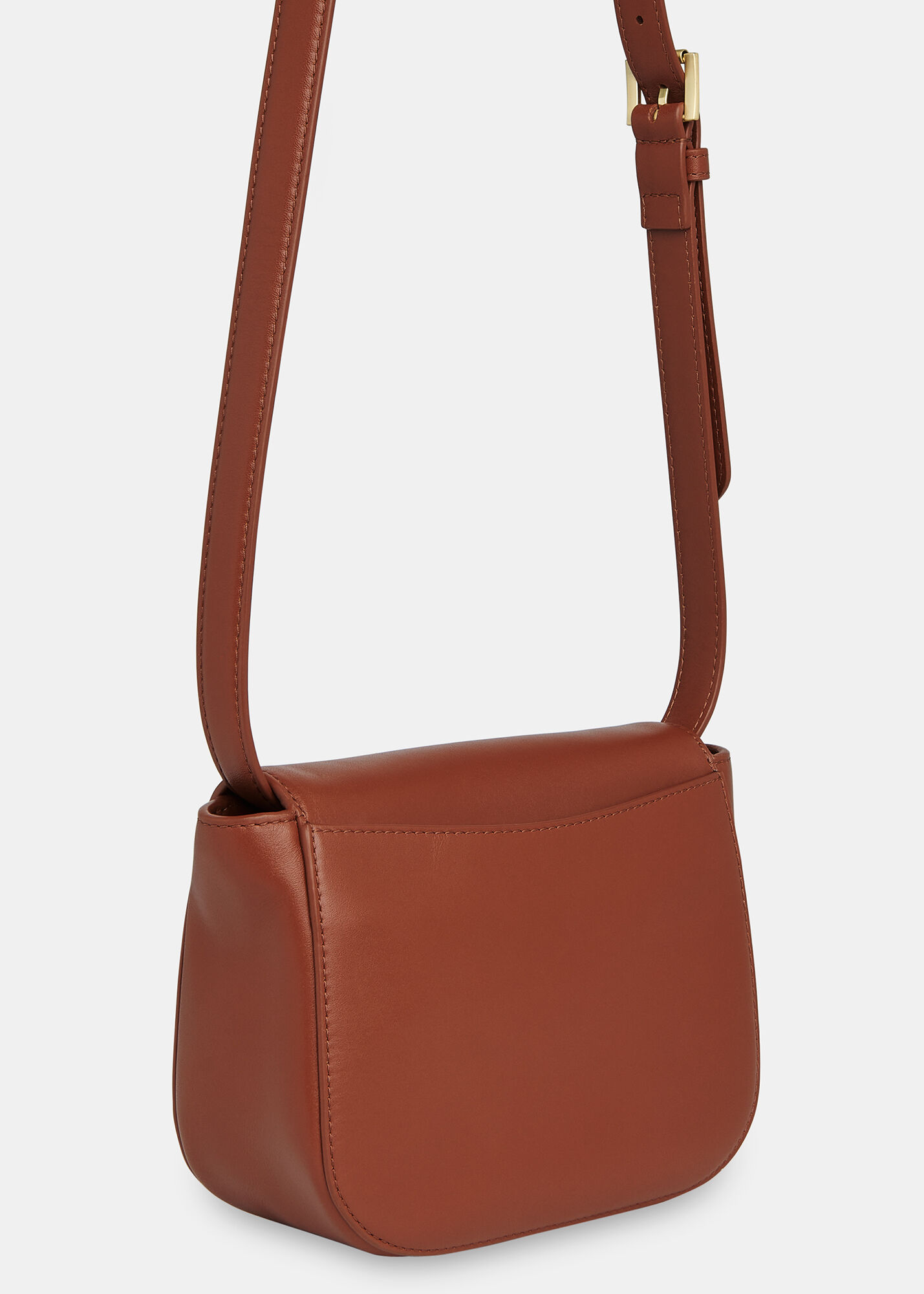 Brown Carlota Turnlock Satchel | WHISTLES | Whistles US |