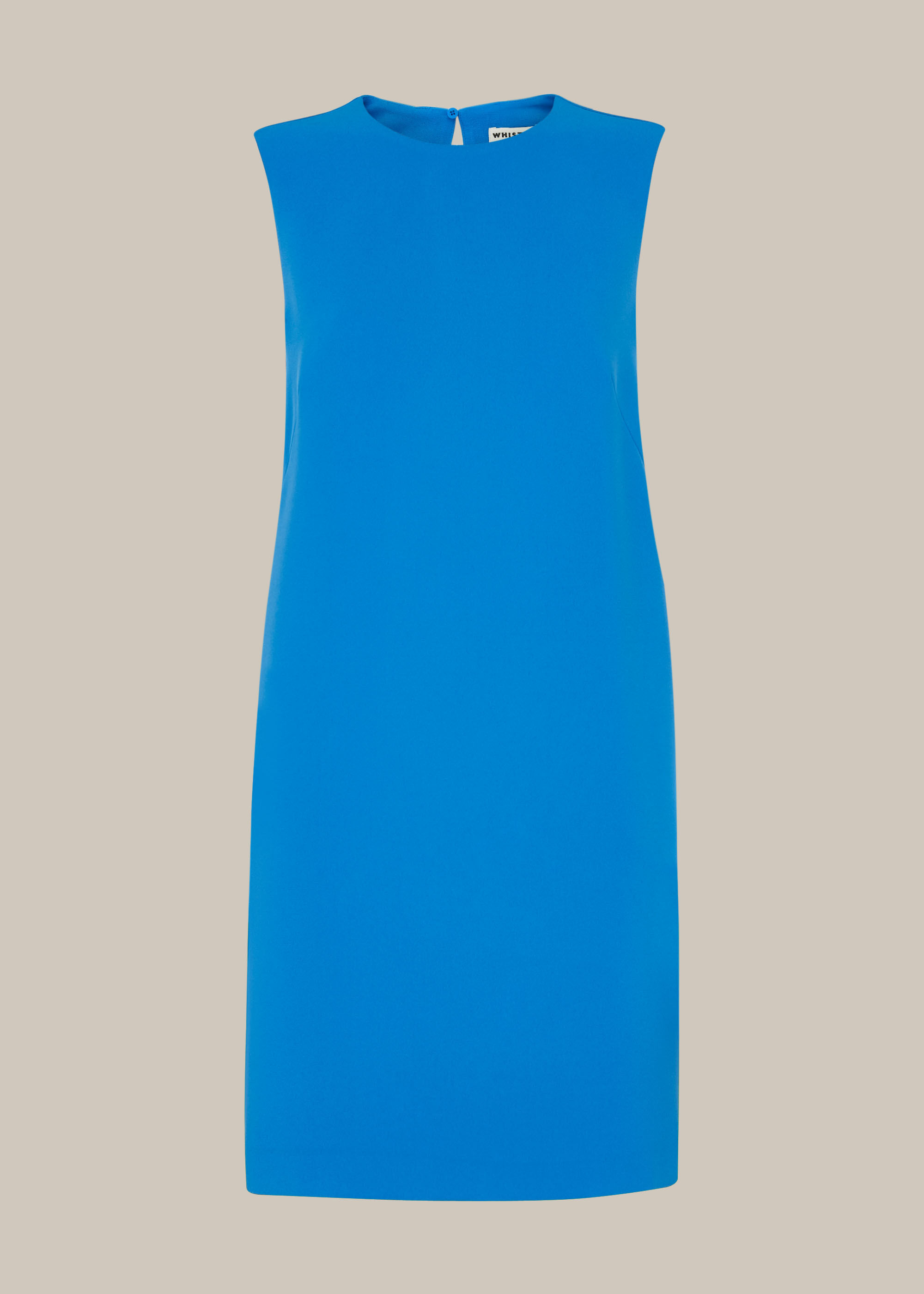 Blue Cocoon Crepe Dress