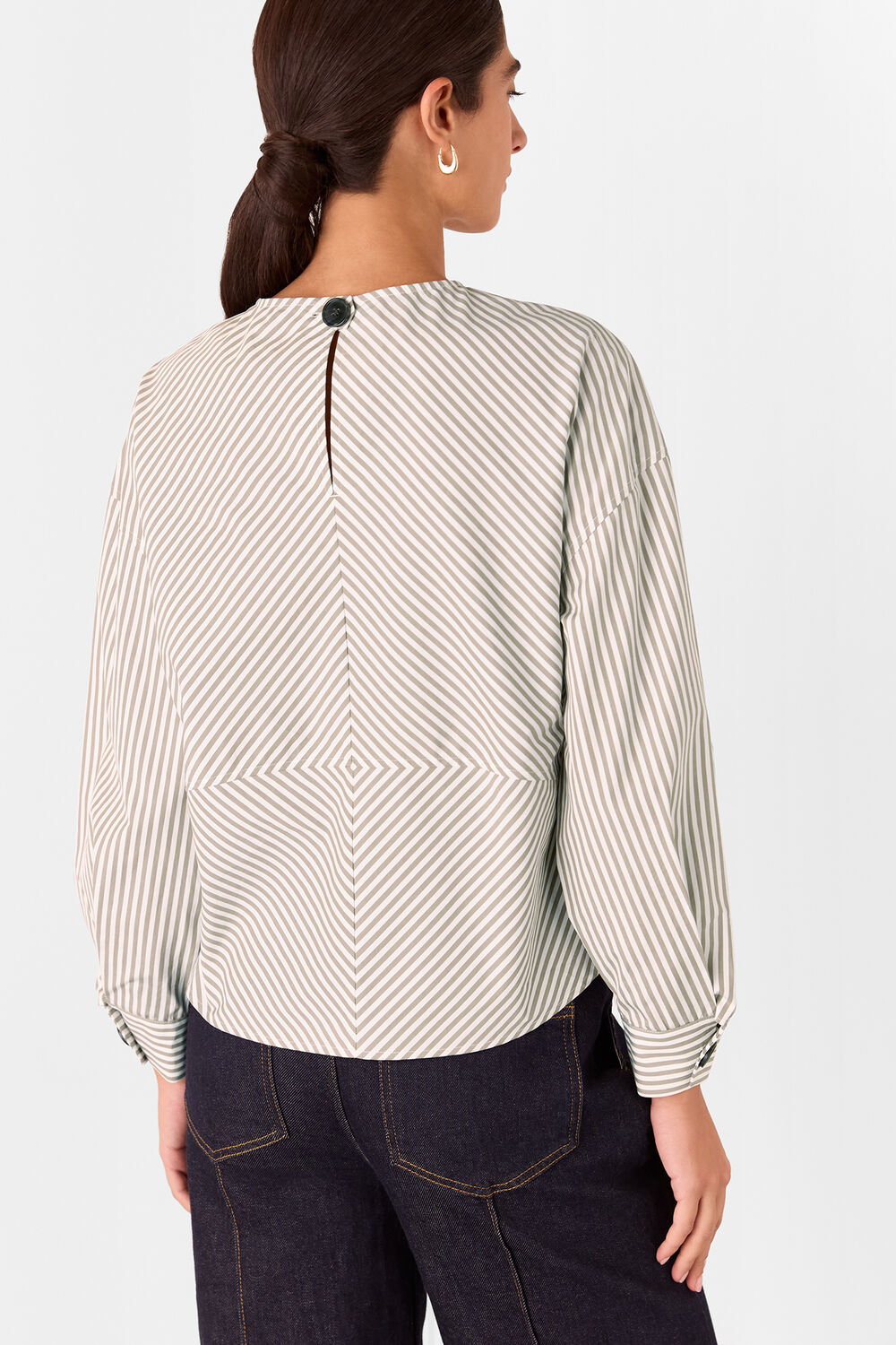 Kirstie Cotton Stripe Blouse