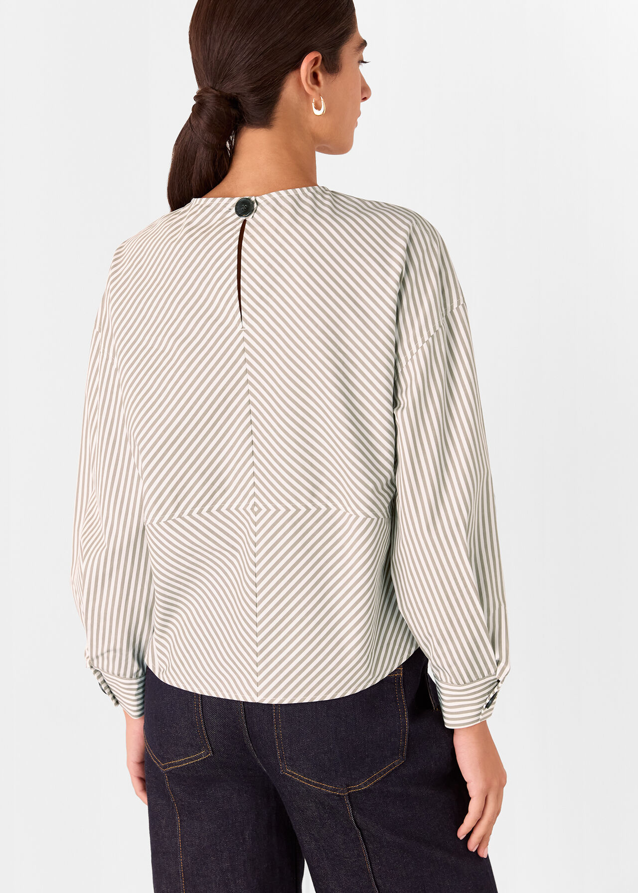 Kirstie Cotton Stripe Blouse