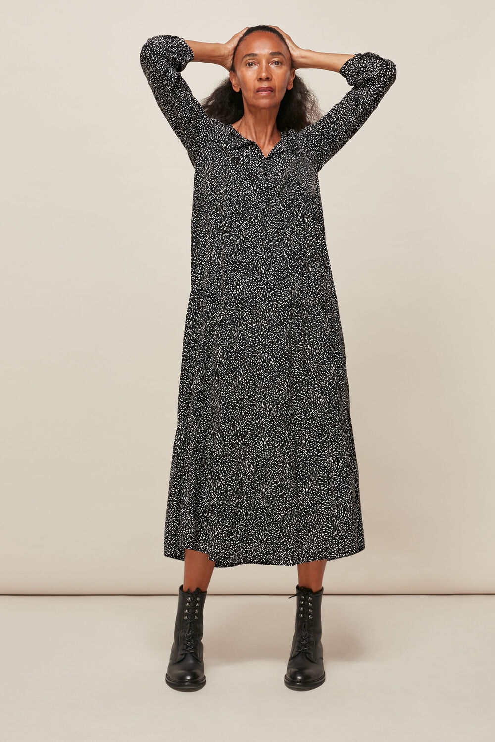 Freckle Print Enora Dress