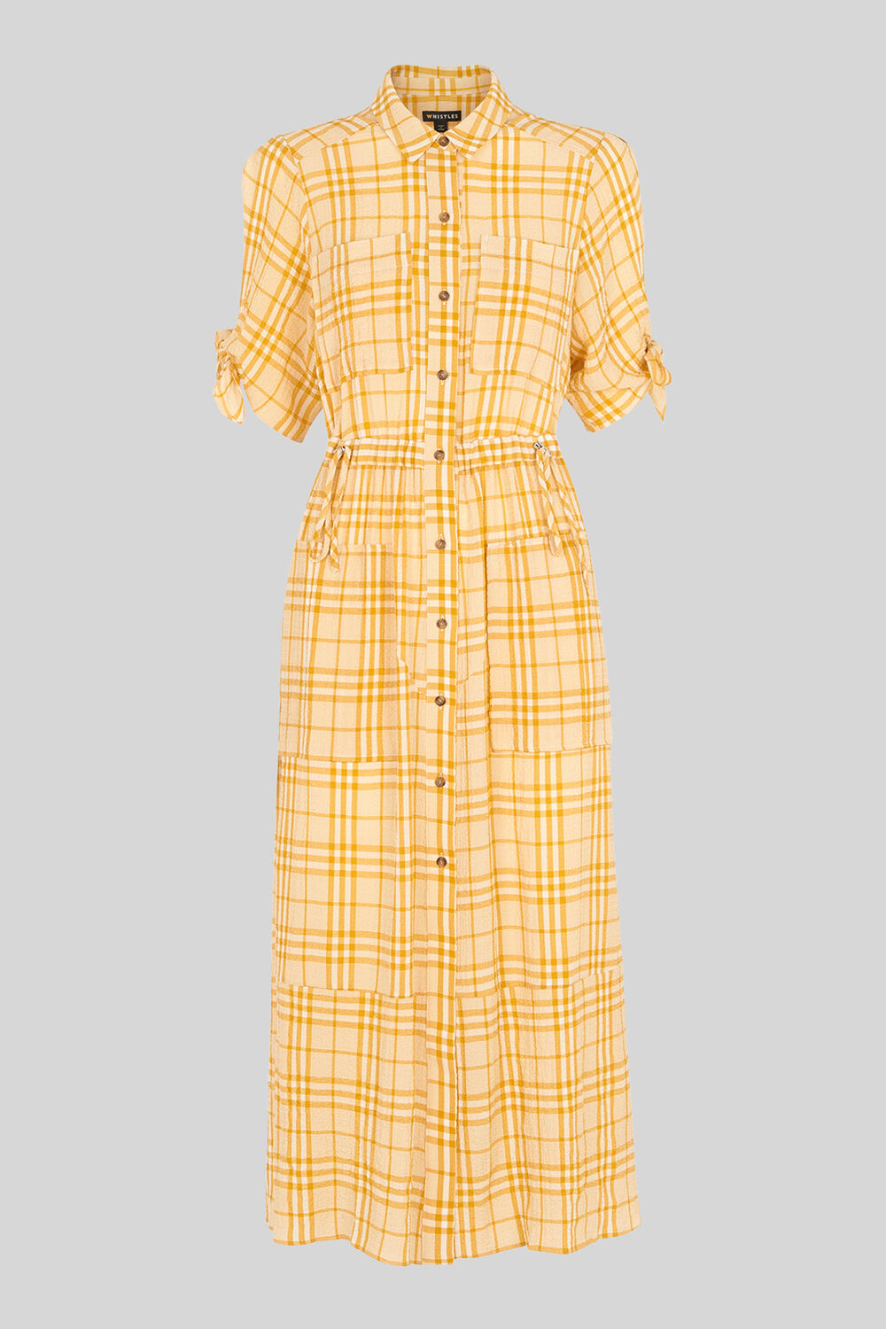 Alphina Check Dress
