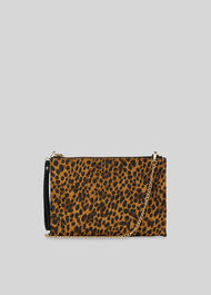 Hampton Chain Leopard Pouch Leopard Print