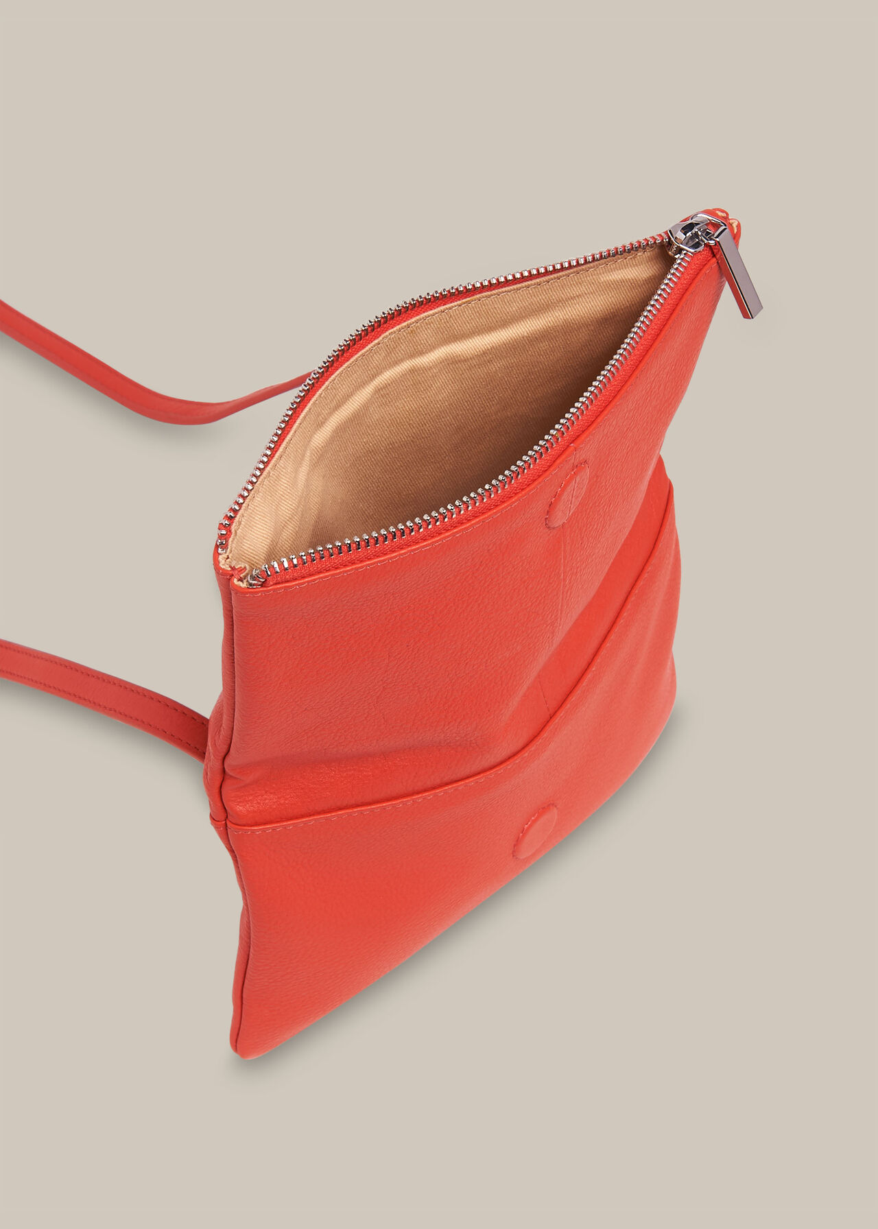 Issy Mini Foldover Bag Coral
