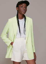 Crepe Boyfriend Blazer
