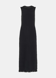 Fringe Detail Knitted Dress