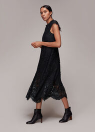 Lace Detail Trapeze Dress