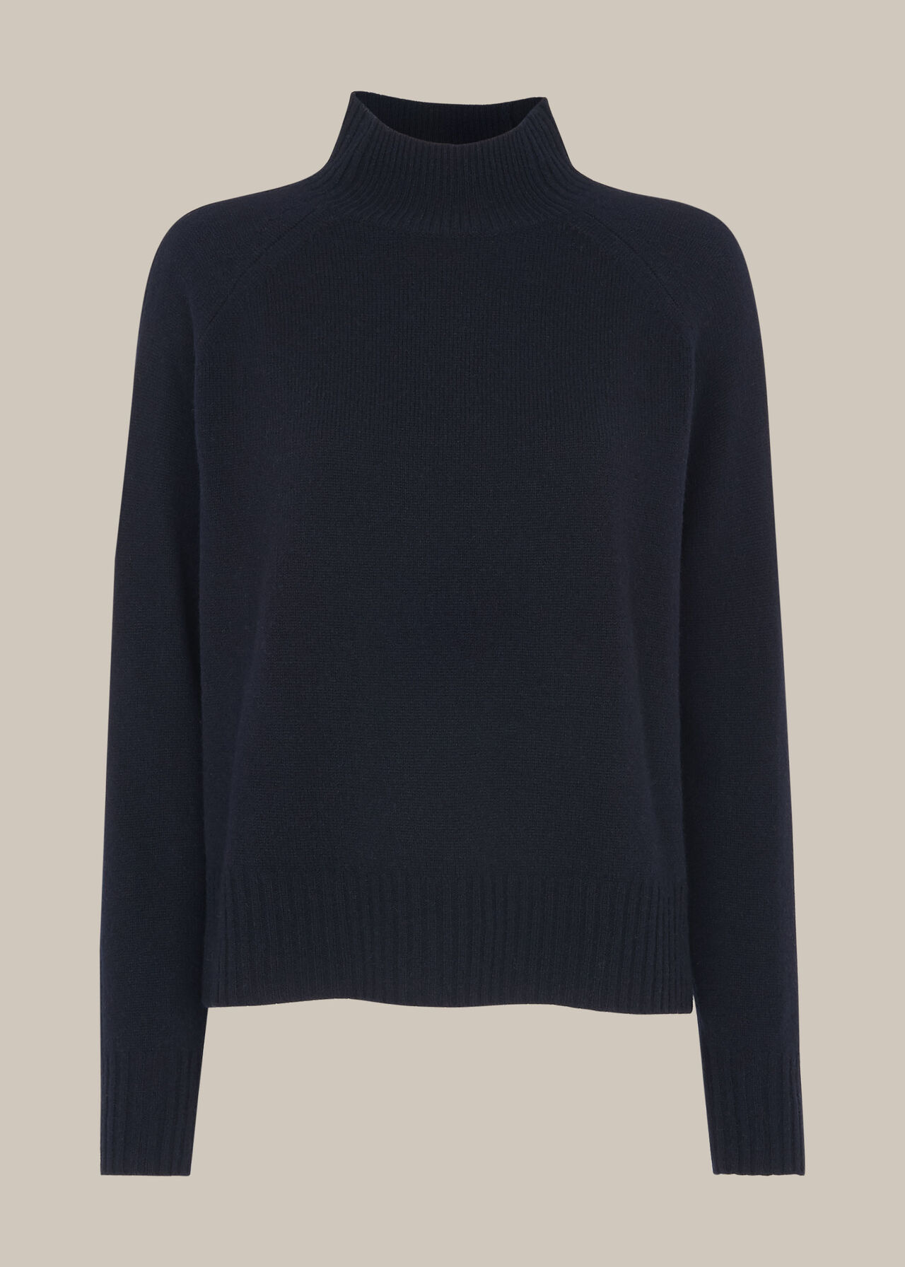 Funnel Neck Merino Knit