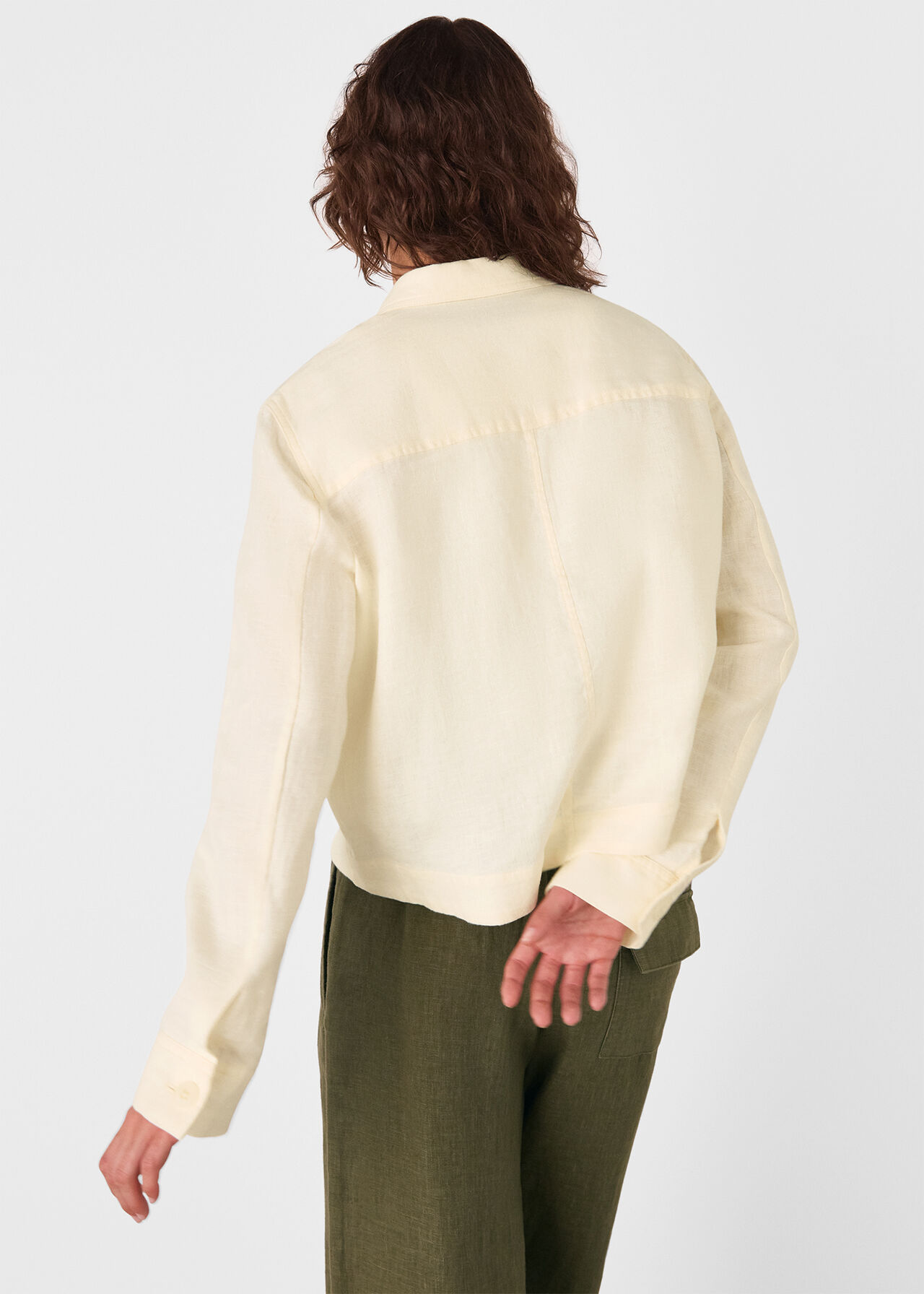 Abby Linen Casual Jacket