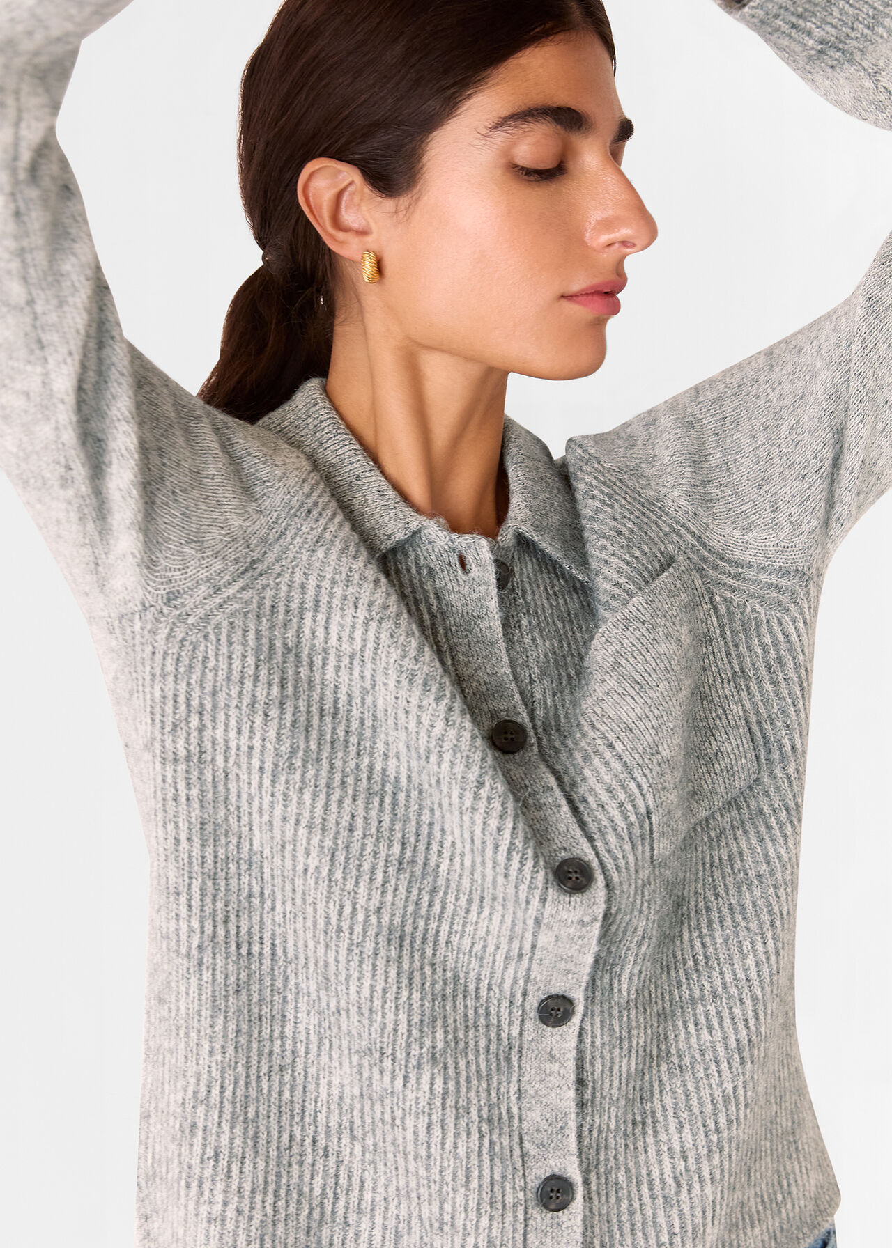 Isla Ribbed Cardigan