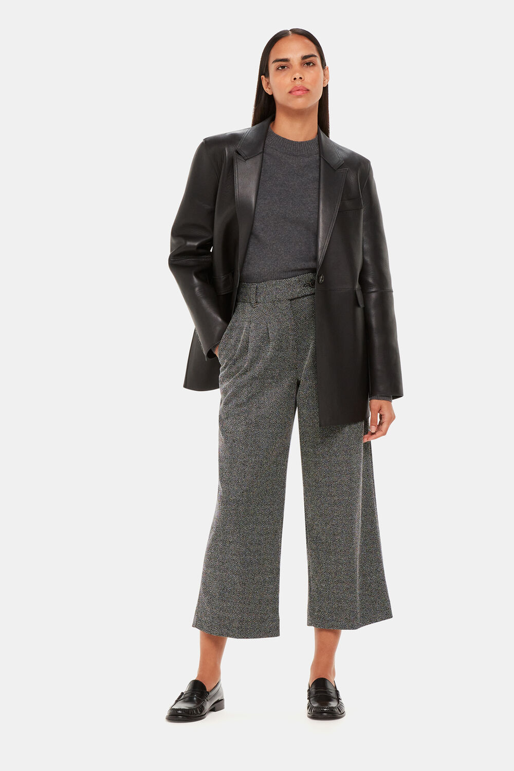 Black May Cropped Trouser