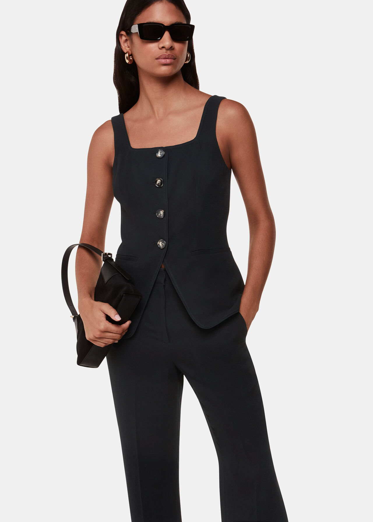 Leyla Crepe Trouser