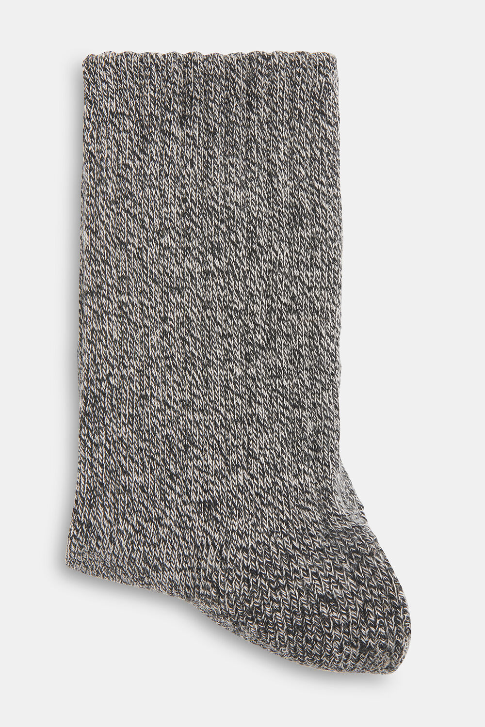 Black Chunky Marl Socks