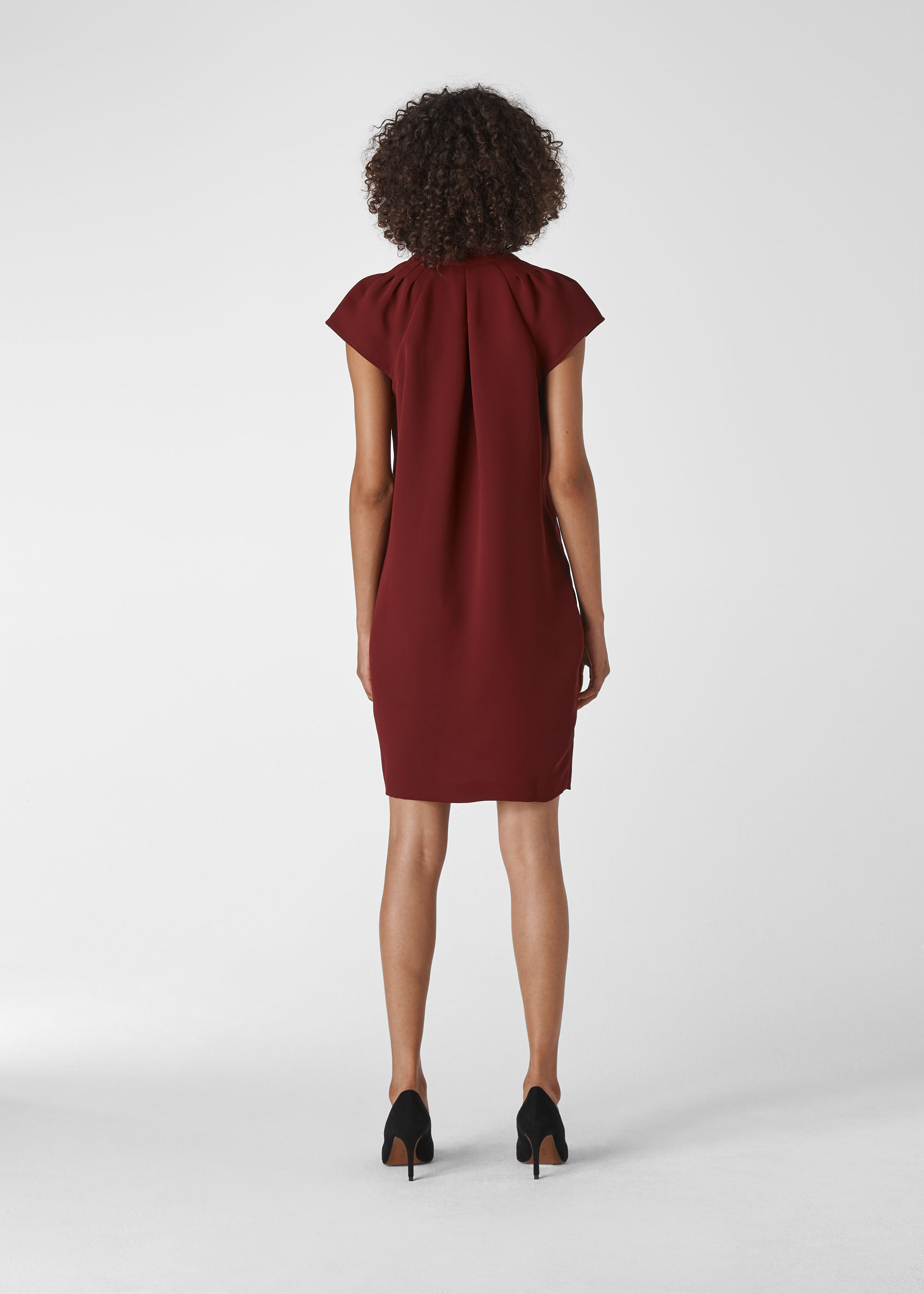 Whistles sabina v neck dress shop