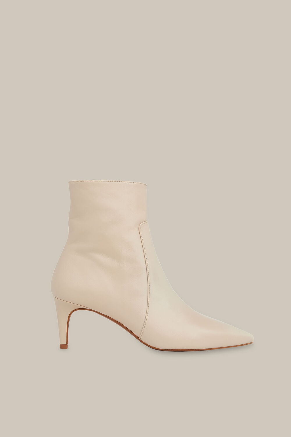 Celia Kitten Heel Boot Stone