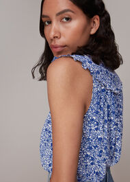 Twin Daisy Print Blouse