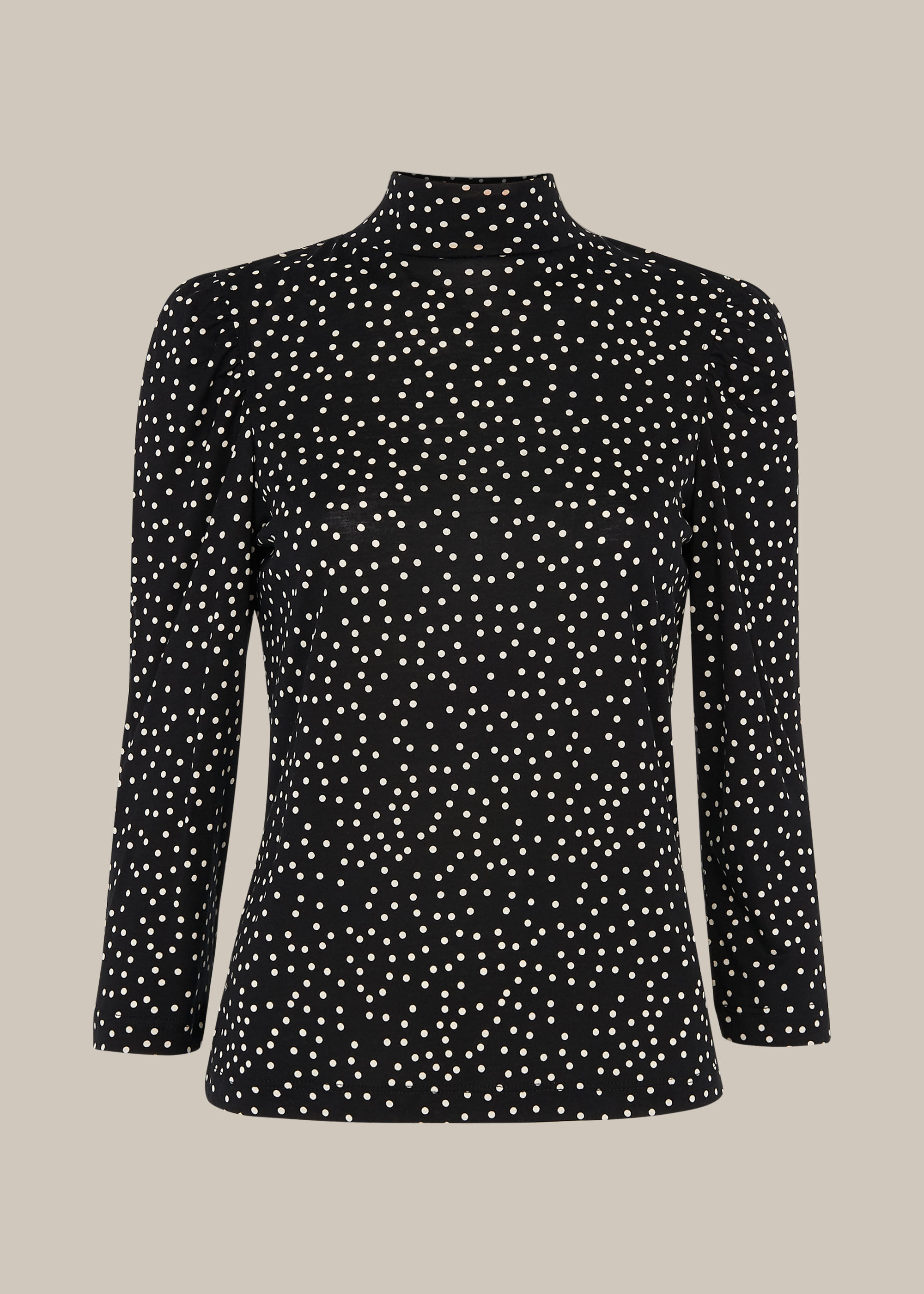 Black and white puff sleeve top 2025