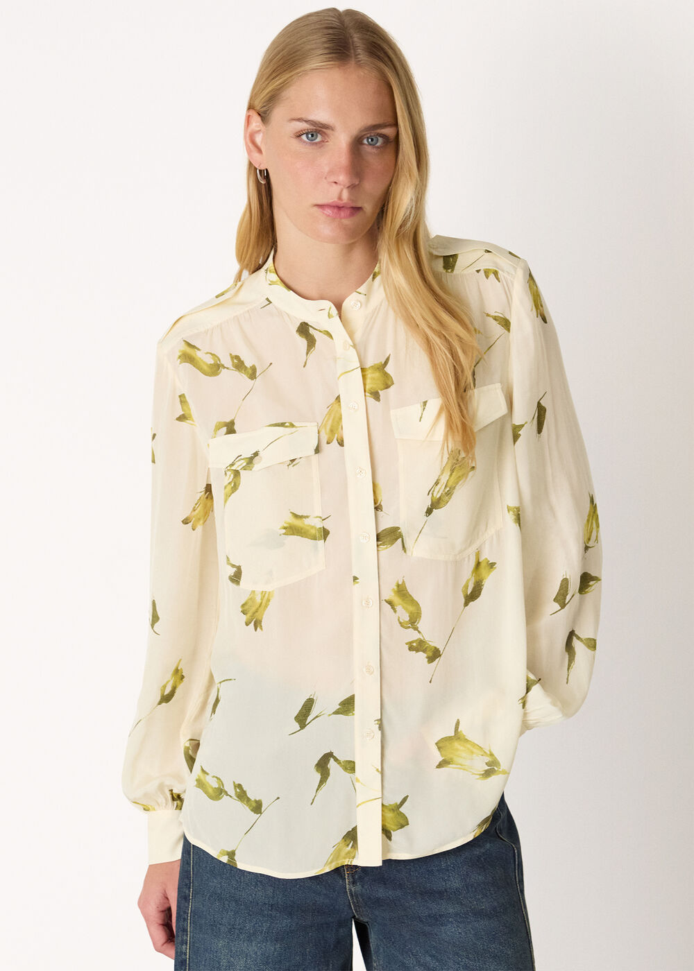 Floral Utility Blouse