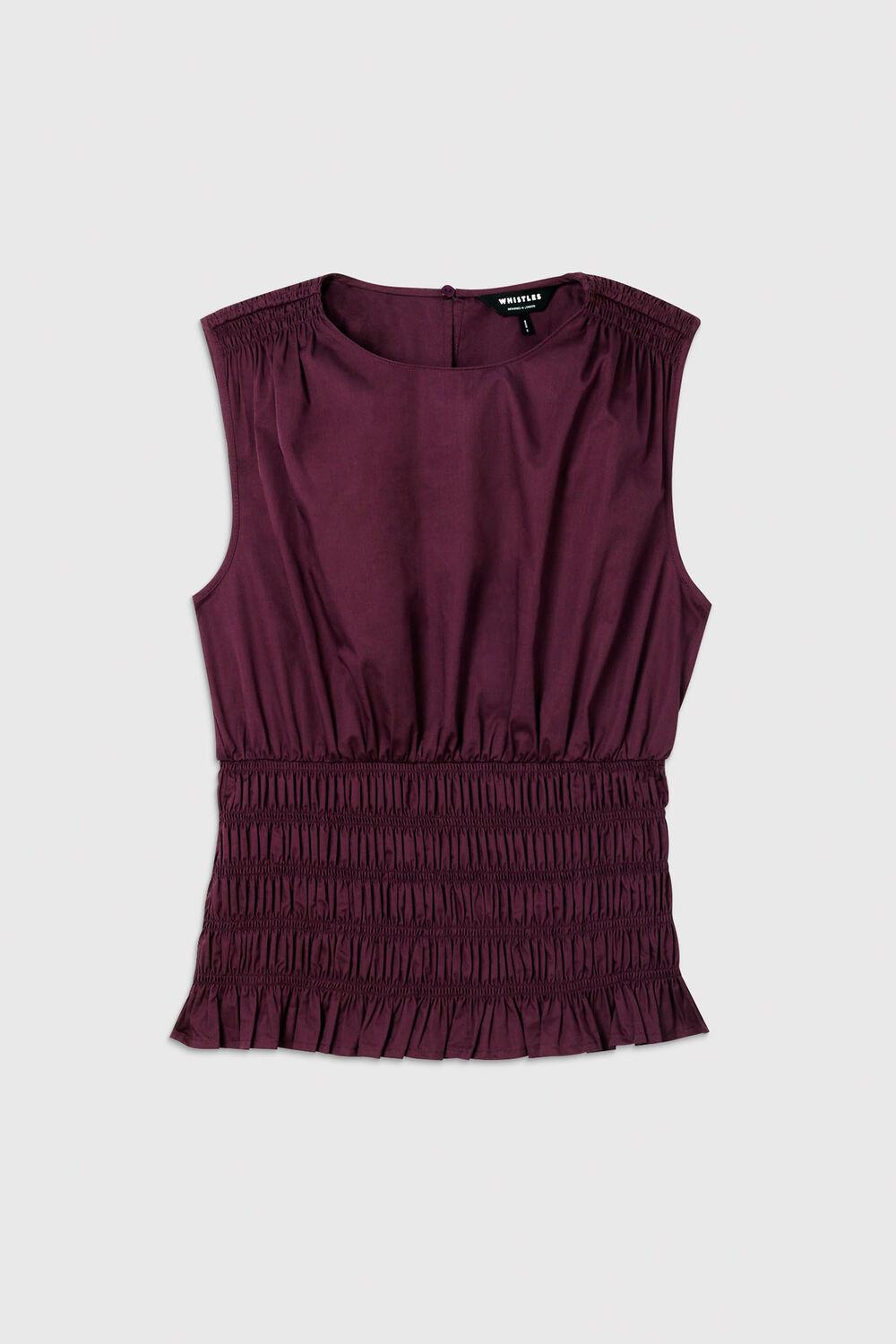 Cotton Shirred Tank