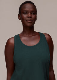 Curved Hem Active Vest