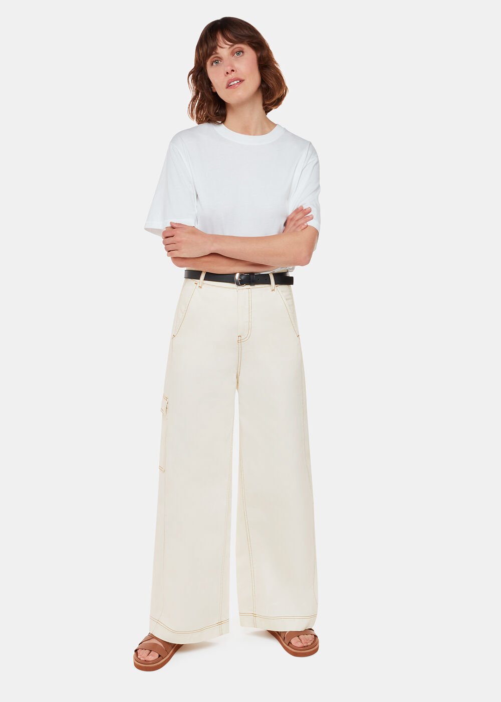 Wide Leg Cargo Jean