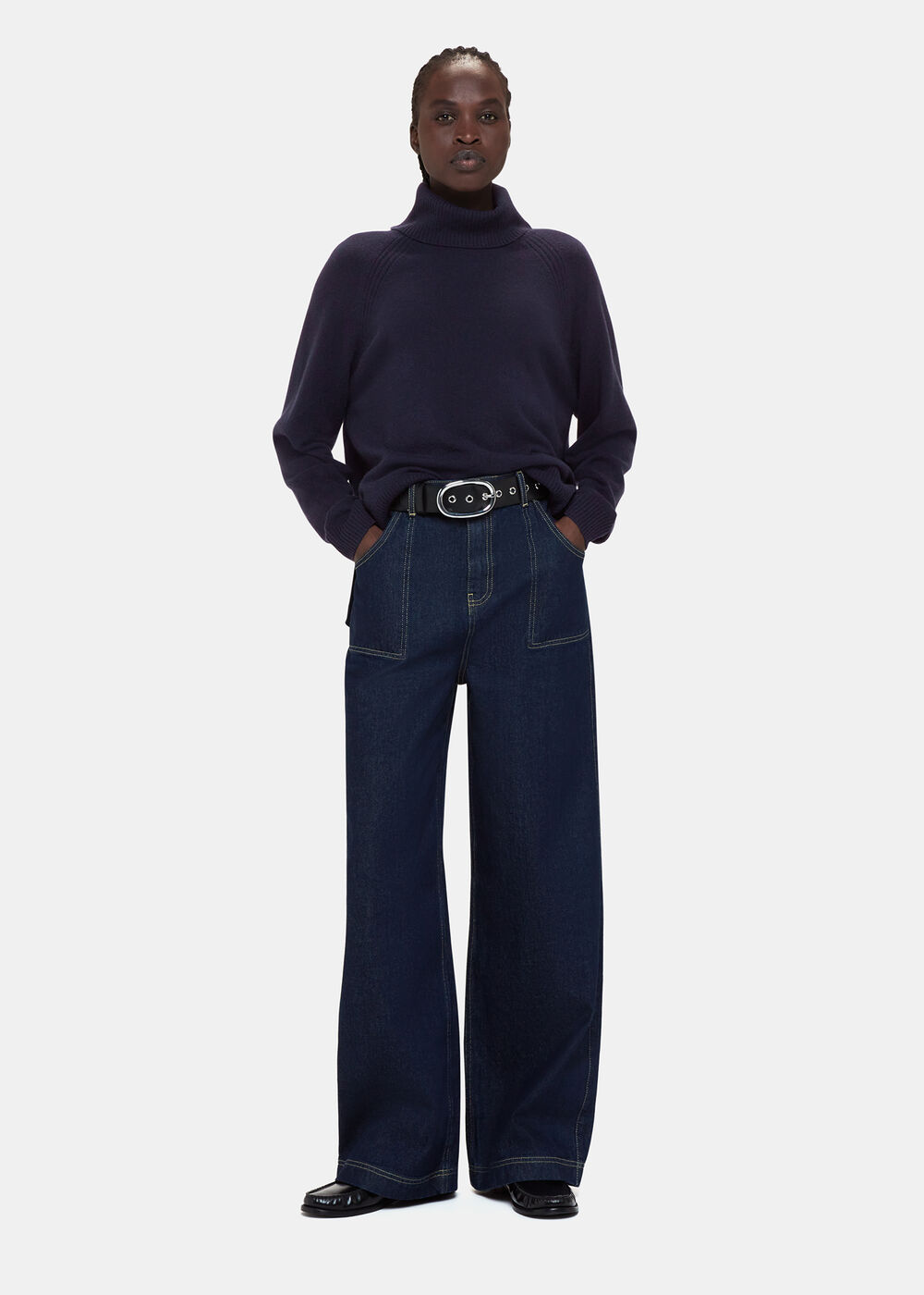 Cashmere Roll Neck