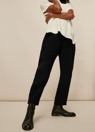 Paula Crepe Peg Trouser