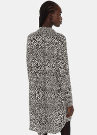 Helena Fuzzy Squares Dress