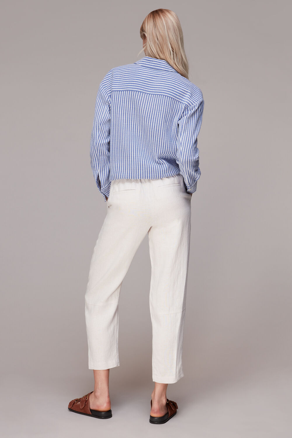 Linen Cargo Trouser