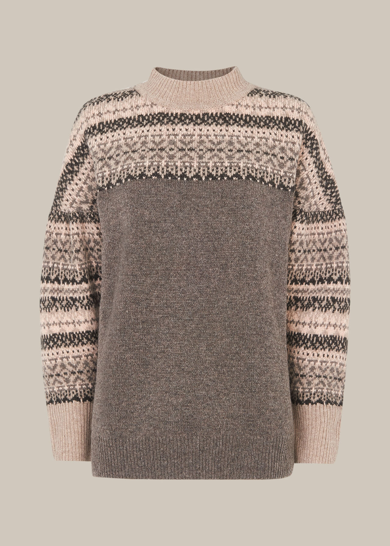 Fairisle Crew Neck Sweater