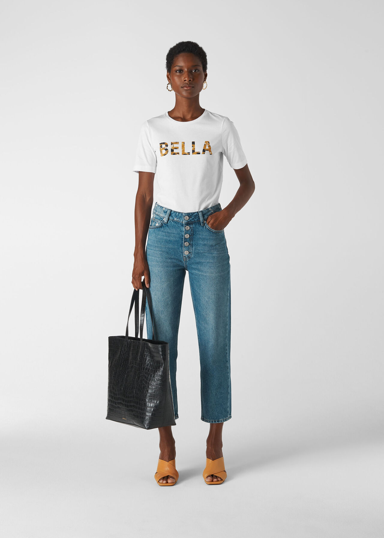 Bella Logo T- Shirt White