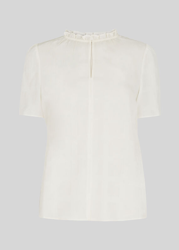 Ella Check Shell Top