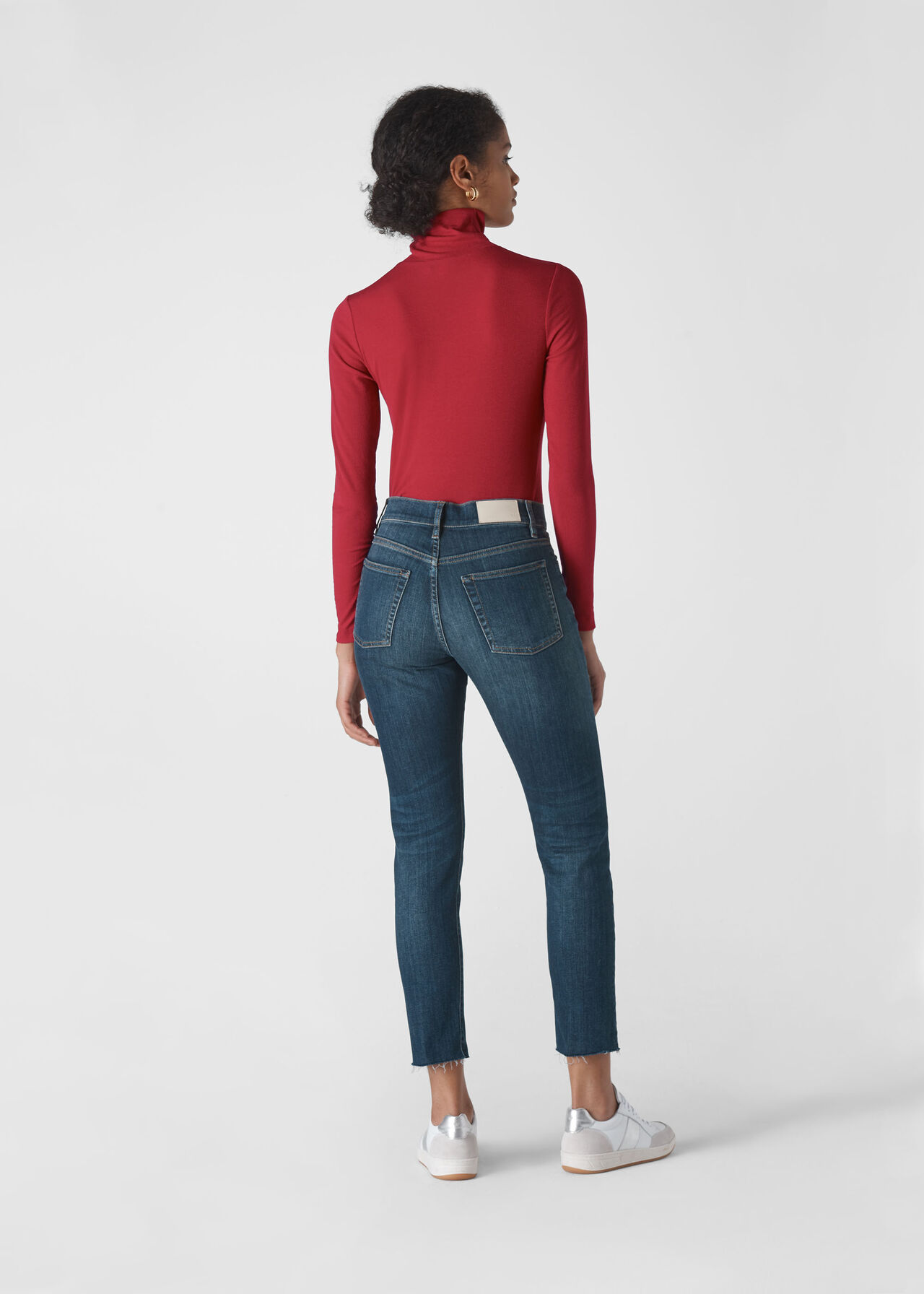 Essential Polo Neck Red