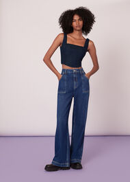 Nina Chambray Denim Corset