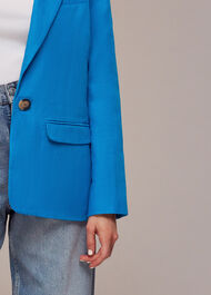 Petite Lucy Linen Blazer