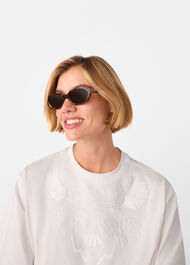 Embroidered Cotton T-Shirt