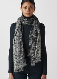 Heart Jacquard Scarf